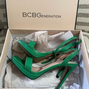 BCBGeneration Green Women's Heels